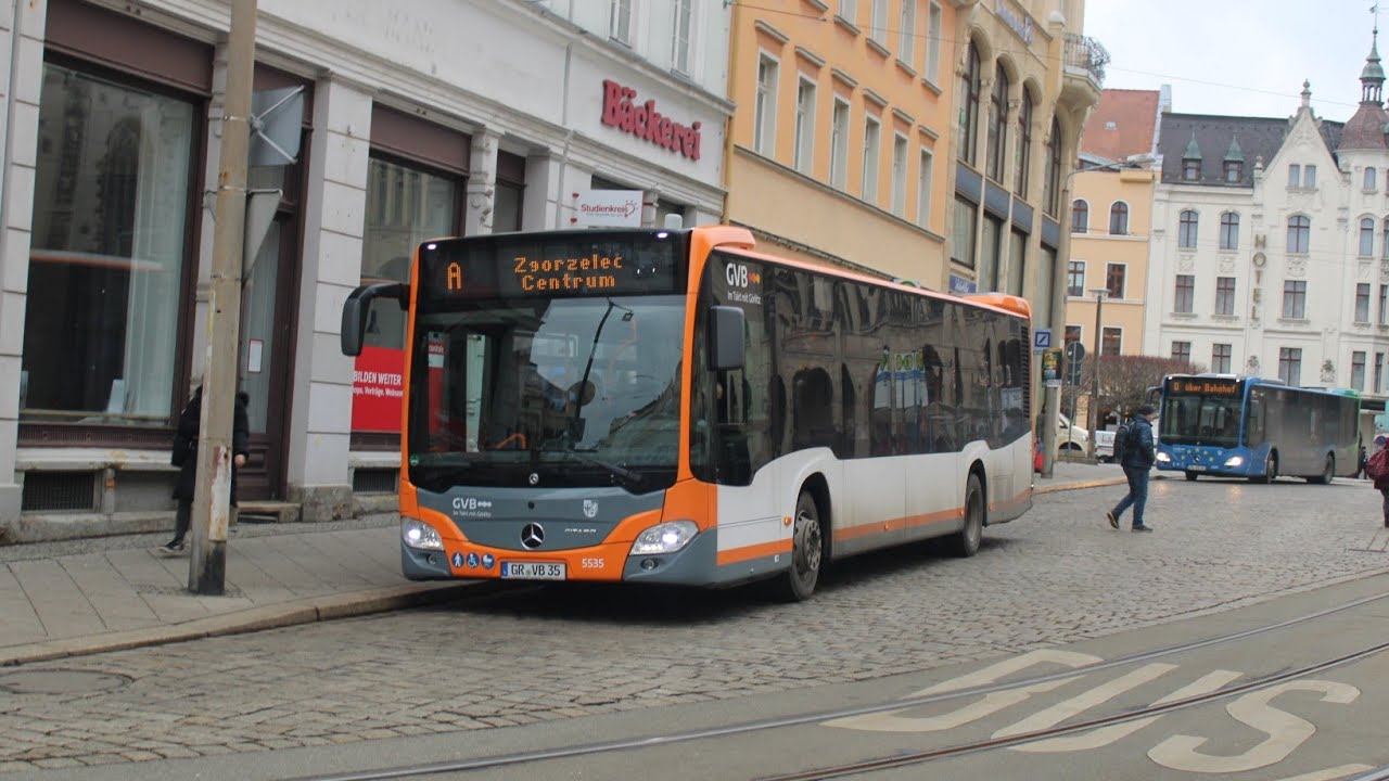 [🇩🇪D] GVB Görlitz - Mercedes-Benz O530 Citaro C2 Hybrid #5535 - [🚍A➡️LANDESKRONSIEDLUG]