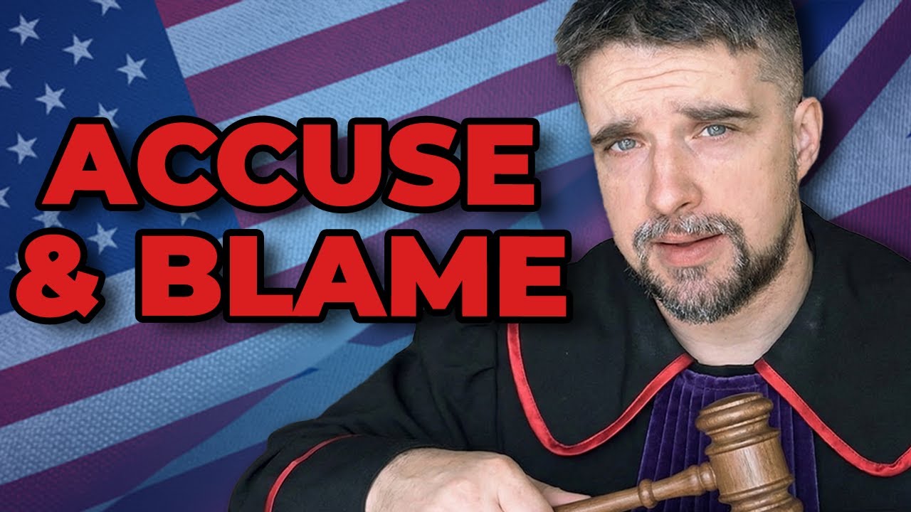 ACCUSE czy BLAME? Nie pomyl ich w sądzie (ani w kłótni)!