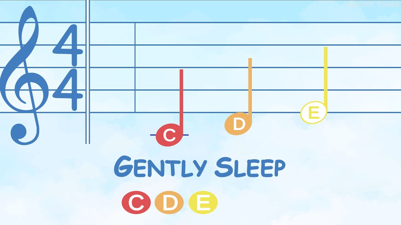 Gently Sleep - PLAY ALONG Boomwhackers, Deskbells, Xylophone