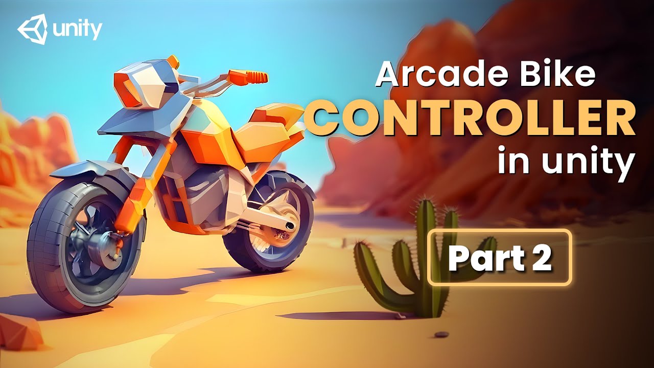Контроллер аркадного мотоцикла, часть 2 | Учебное пособие по Unity | Ashdev