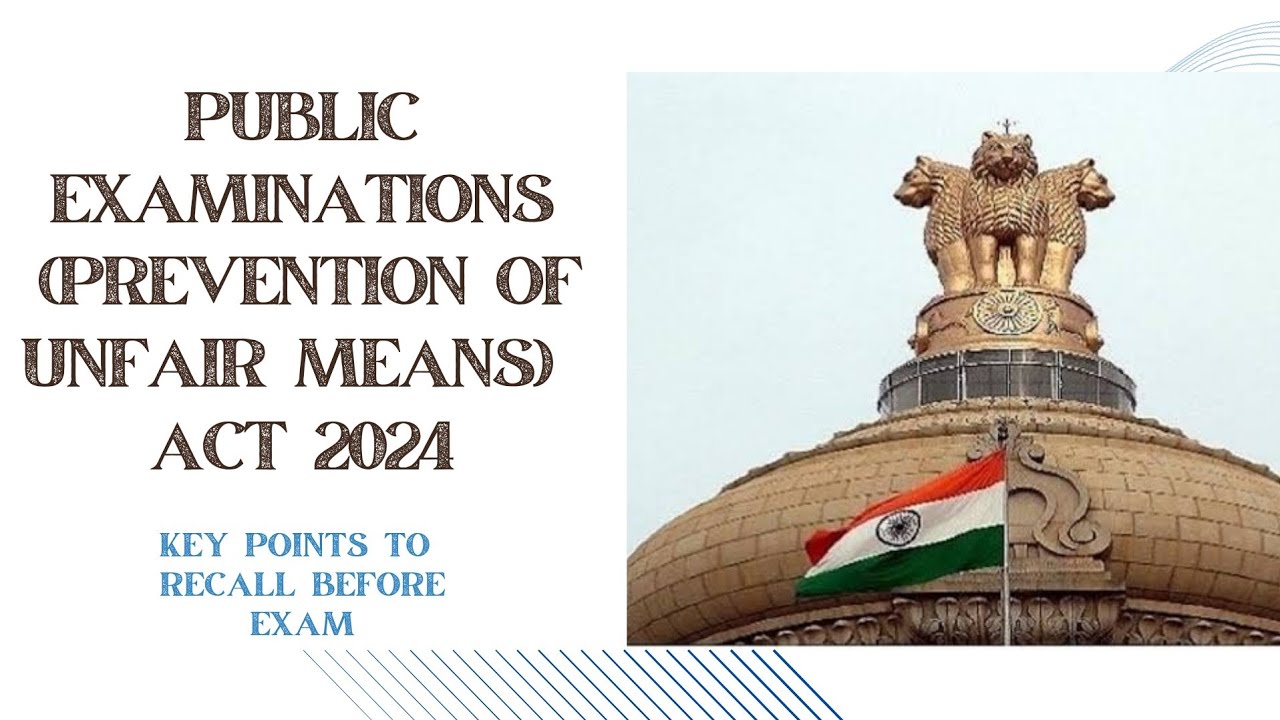Public Examinations Act 2024 - Anti Cheating Law Explained #upsccse #upsc #india #himachal #hppsc