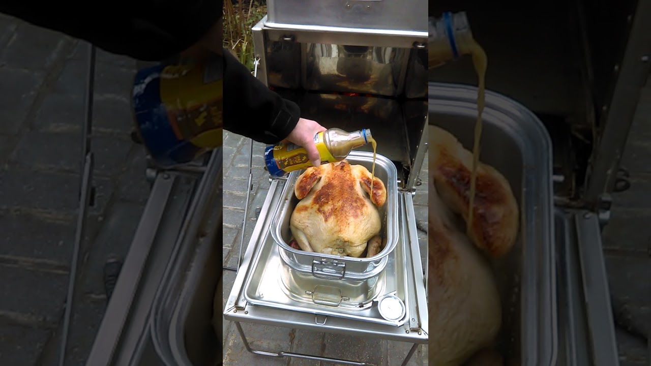 Christmas turkey in a military m59 field range (cont'd)