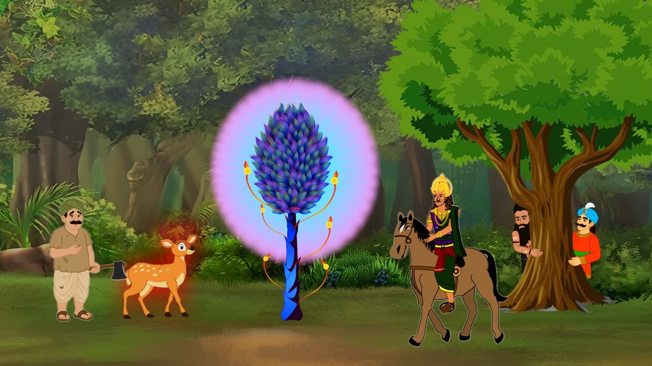 चांदी का वृक्ष और शापित जंगल |  moral story | hindi kahani | fairy tale Story | Imuntoon