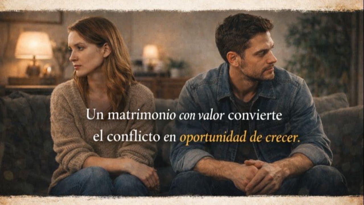 “Un matrimonio con valor convierte el conflicto en oportunidad de crecer”