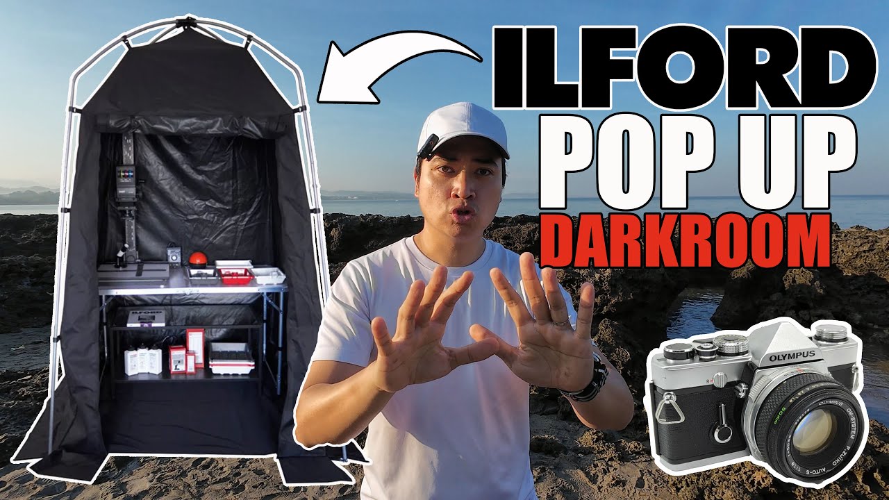 We put an INSTANT DARKROOM in a Cafe! Printing silver gelatin prints while people watch!