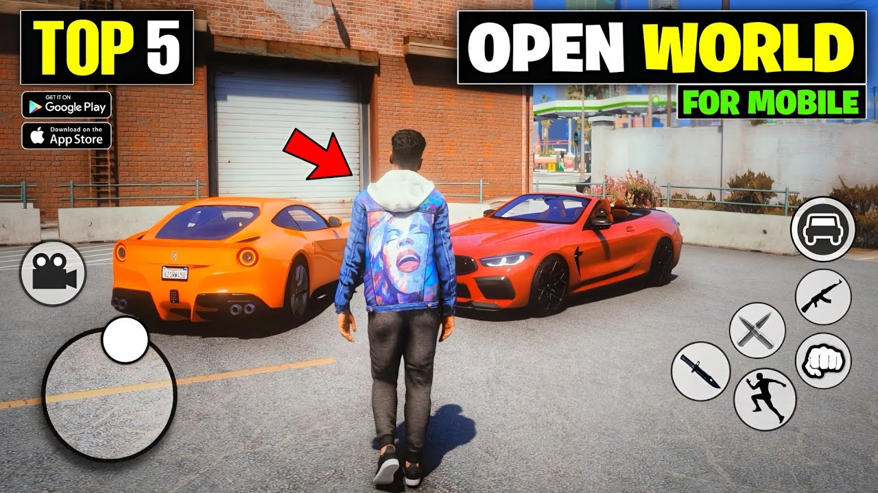 Top 5 Open World Games For Android 2025 l Open World Games For Android 2025