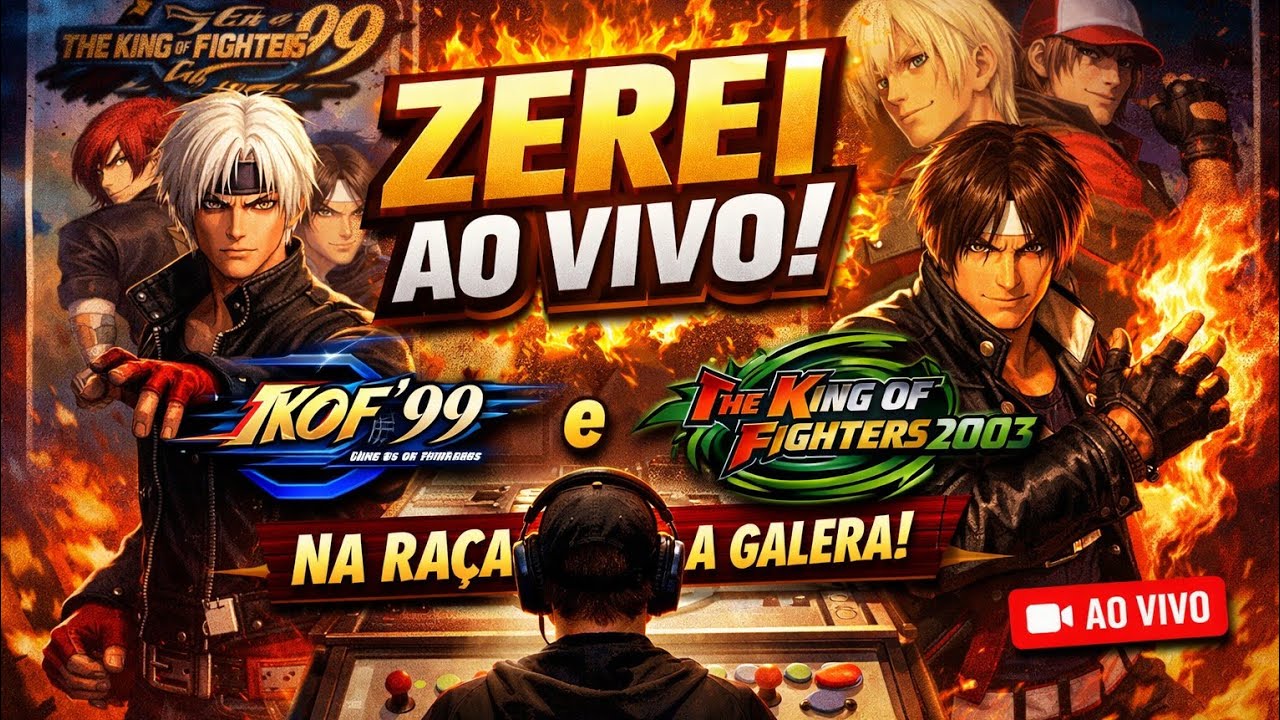 KOF97 AO VIVO DIRETO Do FIGHTCADE🔥 | CHEGAMOS A  5K OBRIGADO !  LIVE SHORTS #retrogaming #kof97