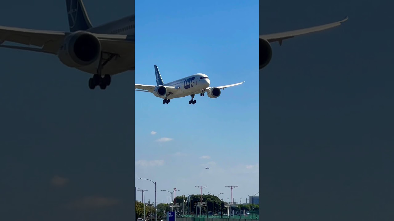 LOT Polish Airlines 787-9 Dreamliner Warsaw to Los Angeles International Airport