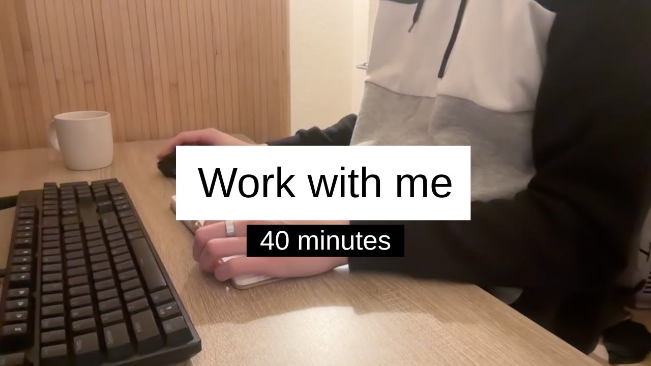 LOCK IN: 40 Minutes of Pure Focus | No Music | Crisp Keyboard ASMR (Work With Me)