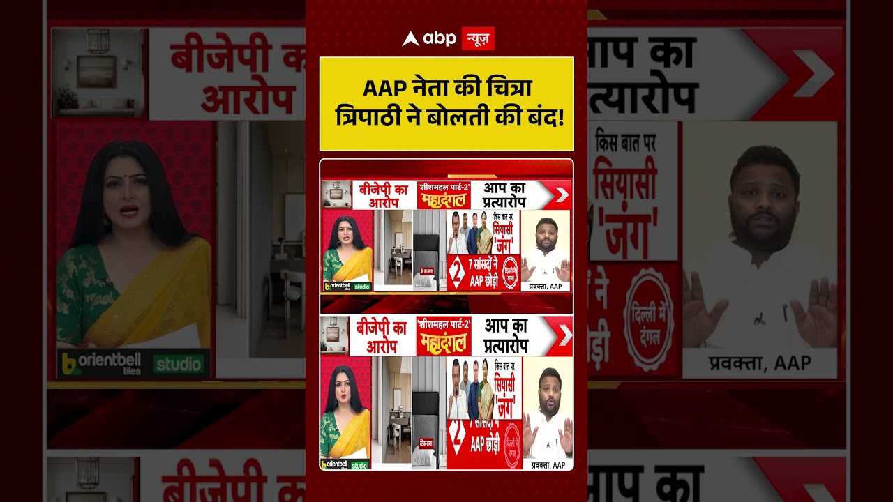 Chitra Tripathi On AAP VS BJP: AAP नेता की चित्रा त्रिपाठी ने बोलती की बंद! | #raghavchadha #viral