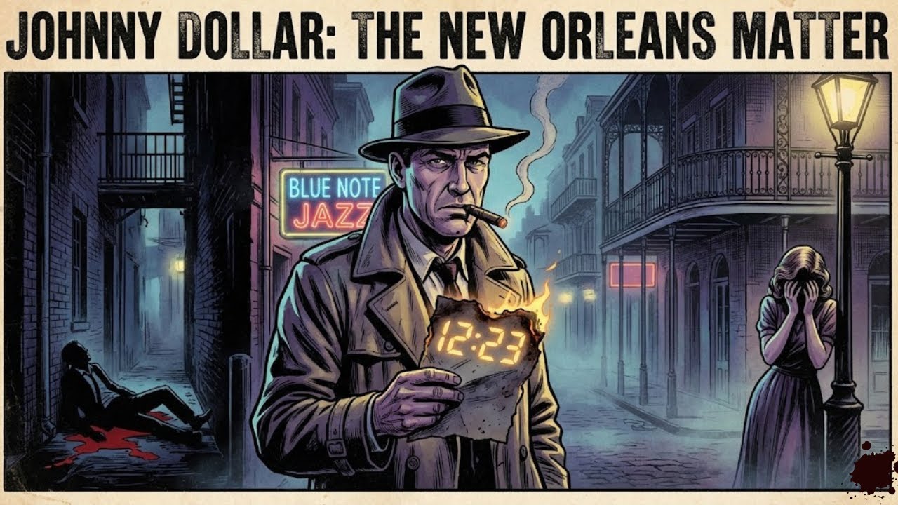 Yours Truly, Johnny Dollar 👉 The Phantom Chase Clue “12:23” | Old Time Radio