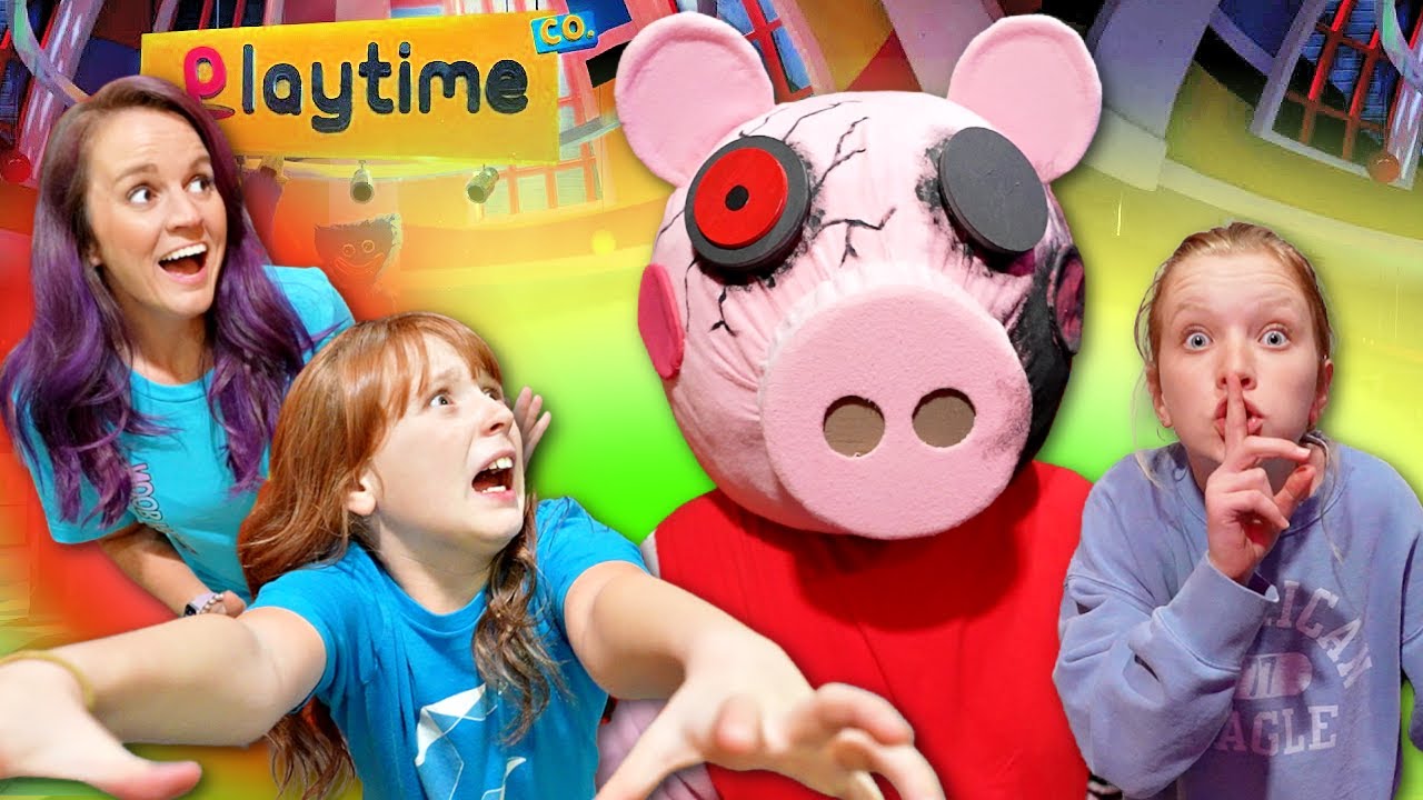 Poppy Playtime в реальной жизни с Piggy (новый мод)
