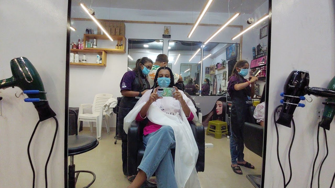 Haircut 💇‍♀️and Hair spa 😍 #haircut 