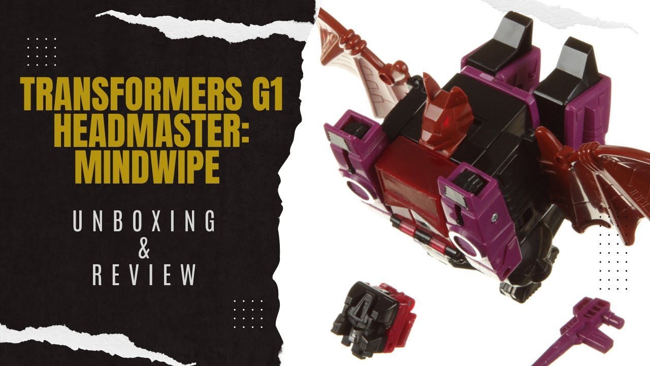 Transformers G1 Headmaster - Mindwipe KO: Unboxing & Review