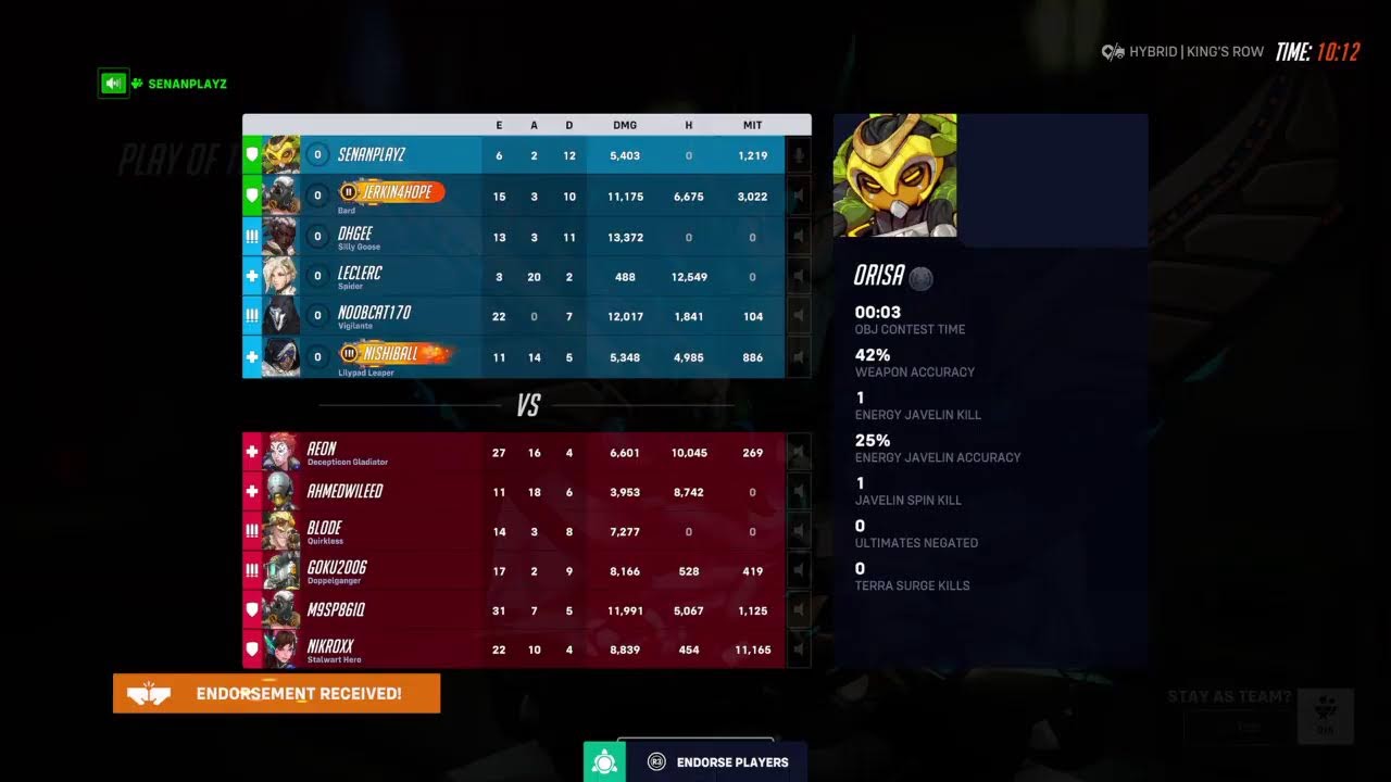 Overwatch Chill Stream