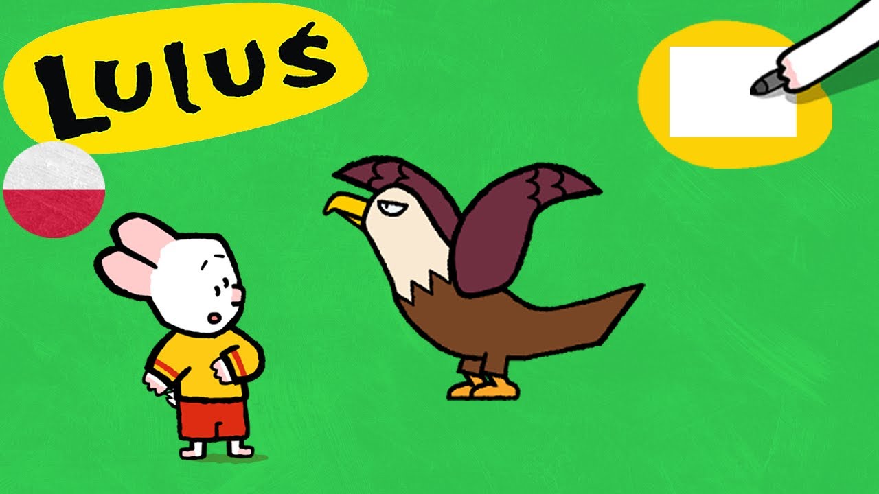 Luluś, narysuj mi 🎨 ✏ Orła ✏ Naucz się rysować z Lulusiem ! | ⬇⬇⬇