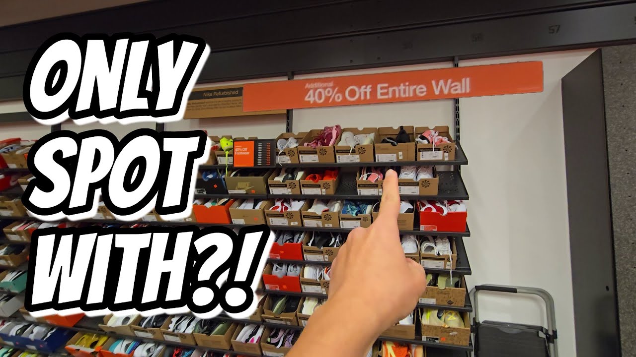 Only Nike Outlet With 40% Off?! 🤯😬