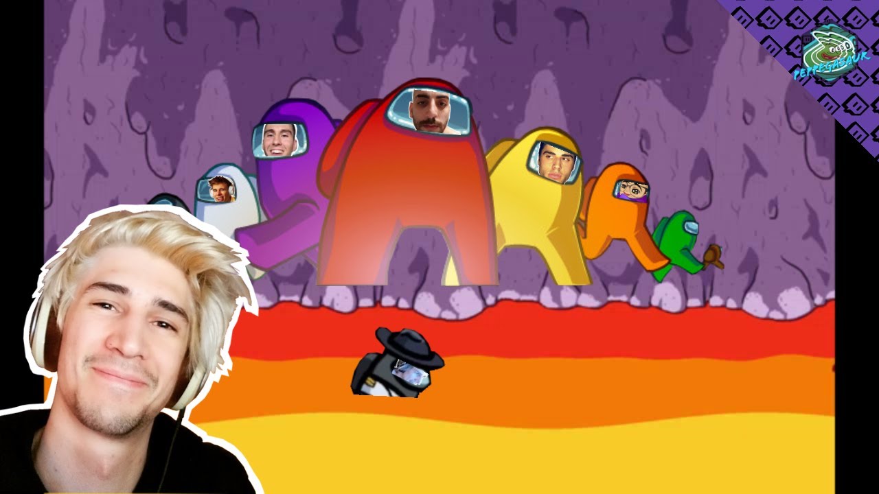 XQC PLAYS AMONG US WITH BLAUSTOISE M0XY SLIKER JONZHERKA JELLYPEANUT... (W/ CHAT)