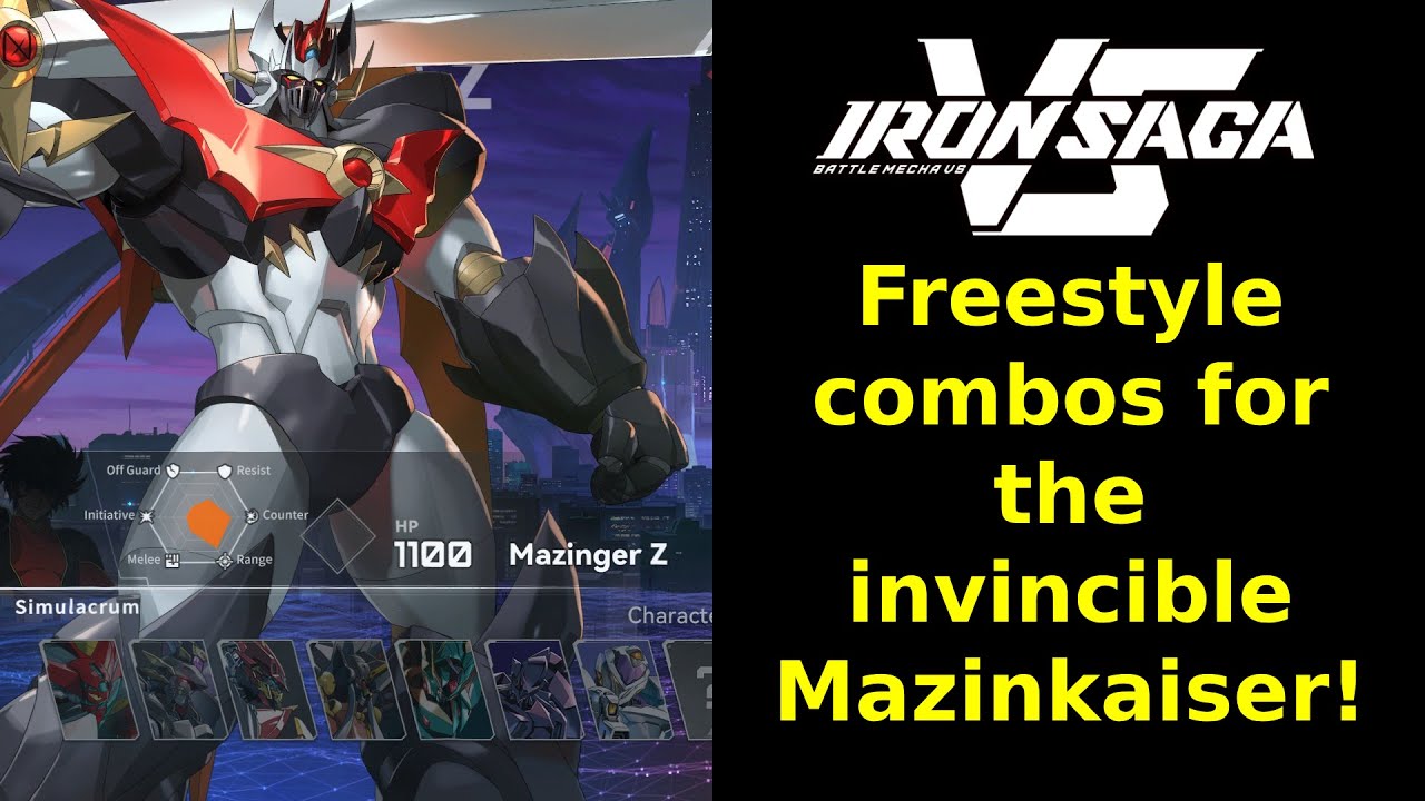 Iron Saga VS - Mazinkaiser Multiple Freestyle Combo #ironsagavs #ironsagavscombo