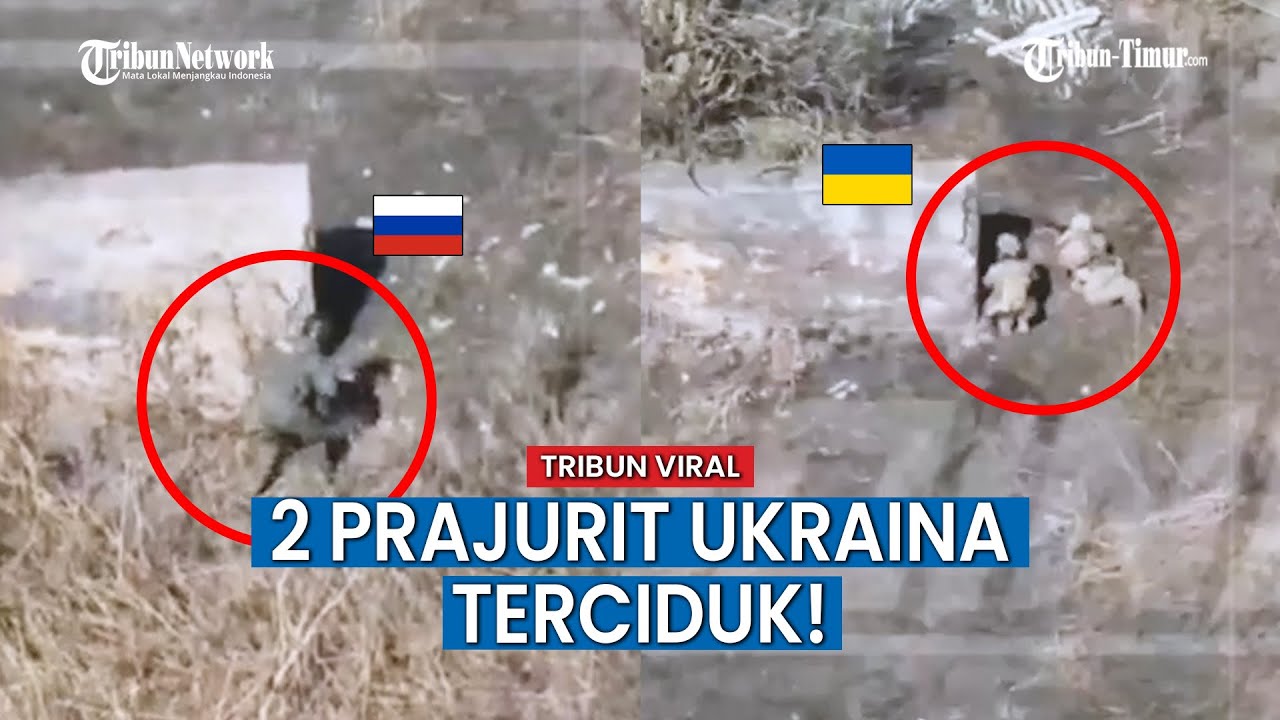 Terciduk! 2 Prajurit Ukraina Auto Tumbang