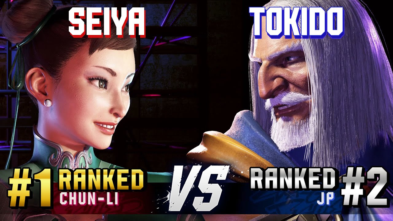 SF6 ▰ SEIYA (#1 Ranked Chun-Li) vs TOKIDO (#2 Ranked JP) ▰ High Level Gameplay