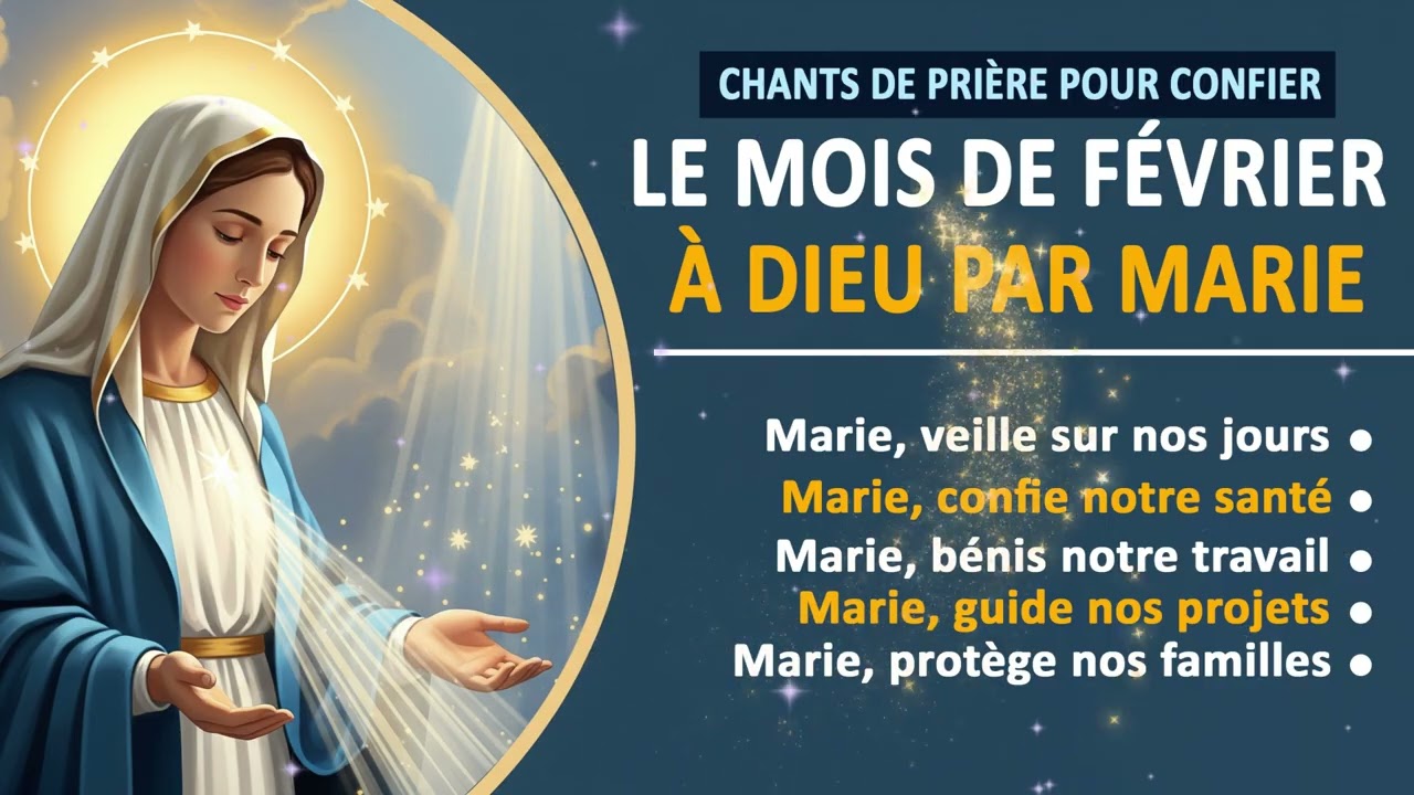 CHANTS DE PRIÈRE POUR CONFIER LE MOIS DE FÉVRIER À DIEU