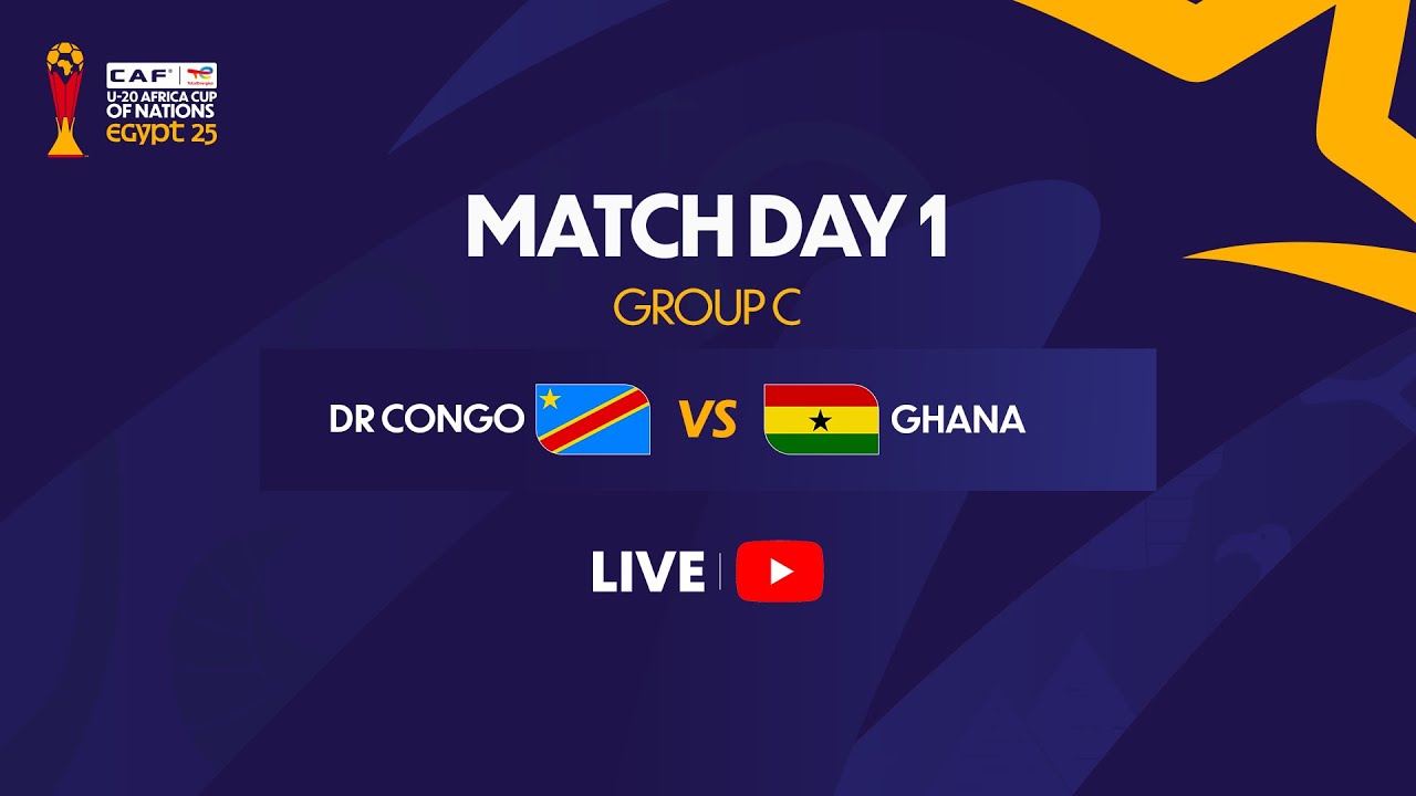 DR Congo vs Ghana - U-20 AFRICA CUP OF NATIONS