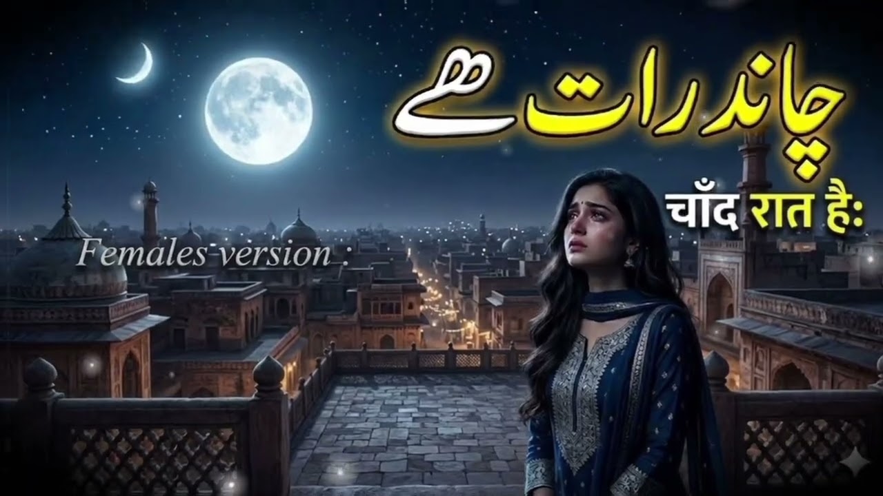 Chand Raat 2026!Sad Ghazal on Chand Raat 💔🌙#HeartTouching #sufikalam 