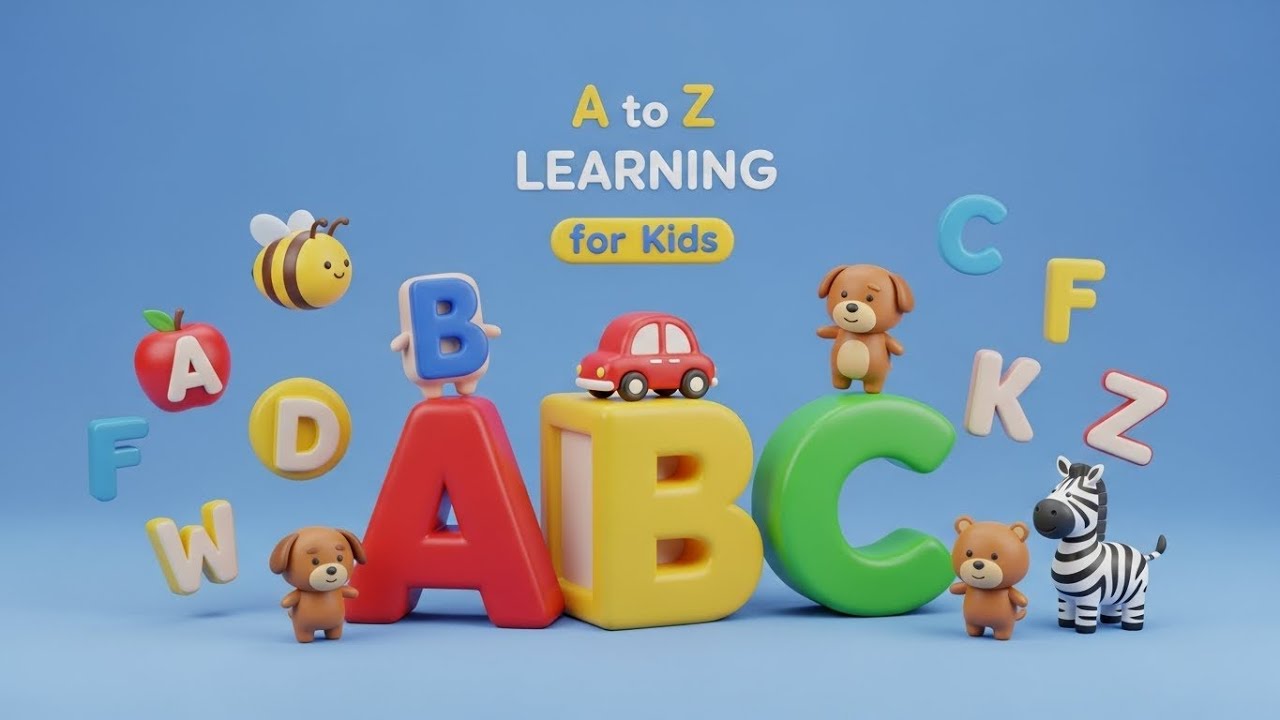A to Z Alphabet Learning for Kids Short 🔤👶   Quick ABC Learning Video   Preschool Educational