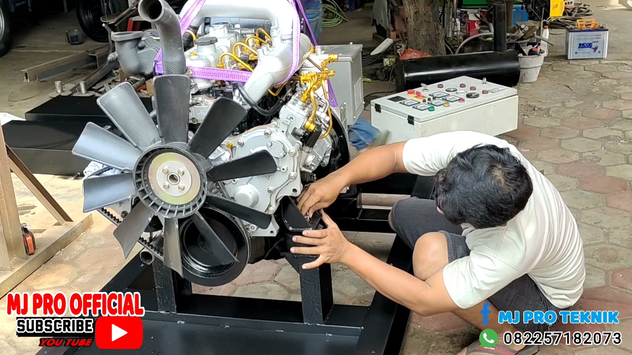 PROGRES GENSET SILENT 30KVA/ VERSI BENGKEL NDESO LORRR