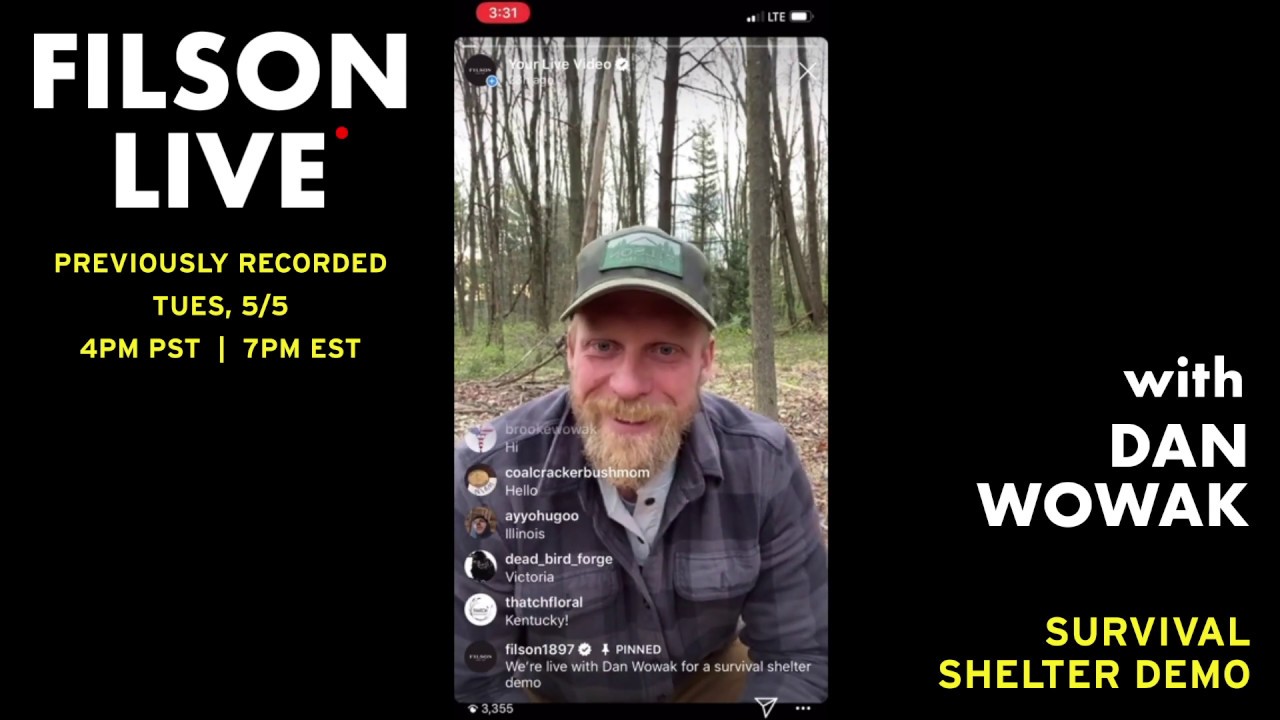 Filson LIVE: Bushcraft with Dan Wowak