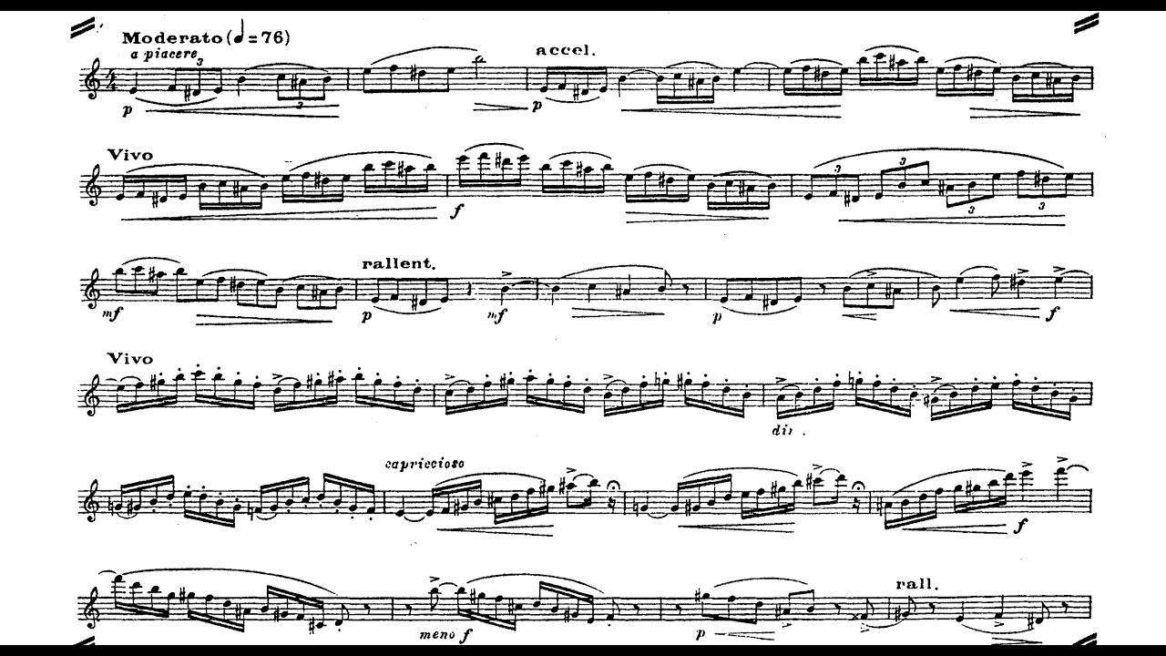 Alexander Glazunov - Concerto for Alto Saxophone and String Orchestra, Op. 109 (1934) [Score-Video]
