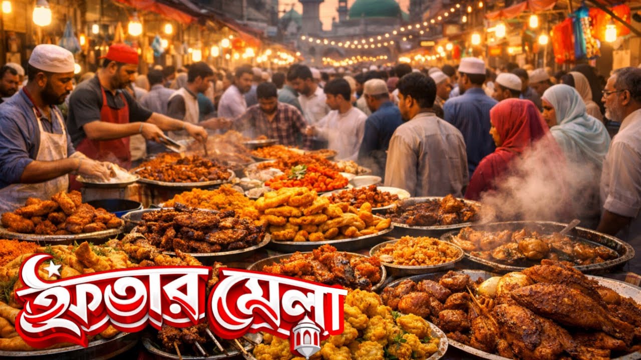 ৪০০ বছরের ঐতিহ্যবাহী পুরান ঢাকার ইফতার মেলা | Ramadan Street Food Documentary | Banglar Chitro