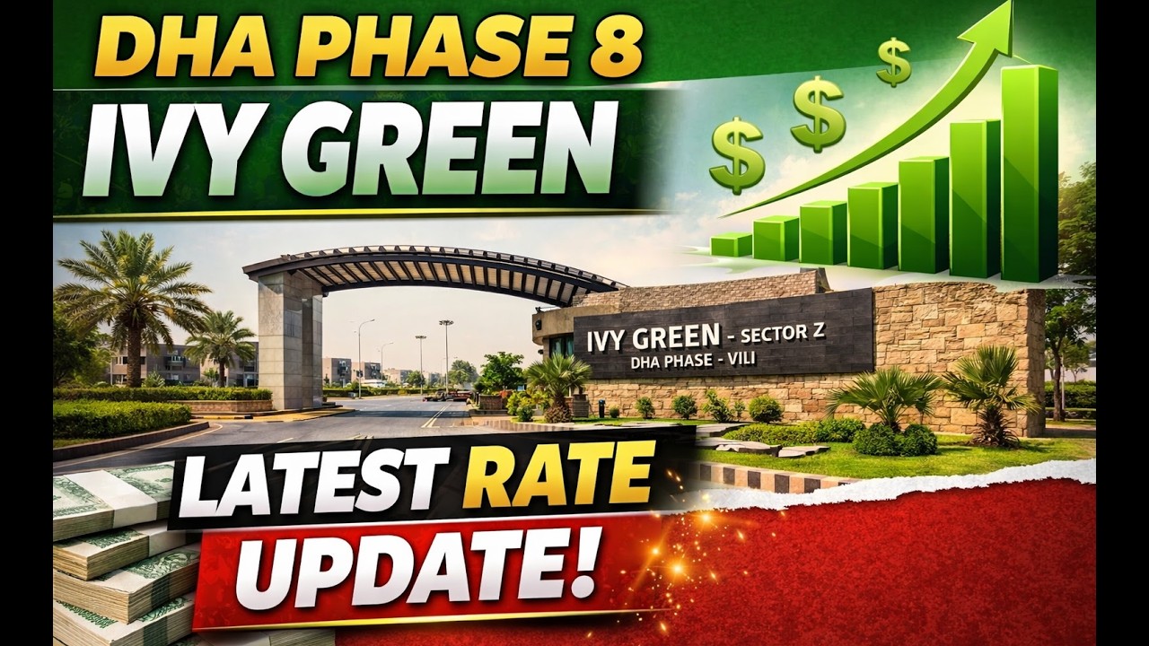 DHA Lahore Phase 8 Ivy Green Plot Prices Best Investment Opportunity 2026 #dhaphase8 #dhalahore