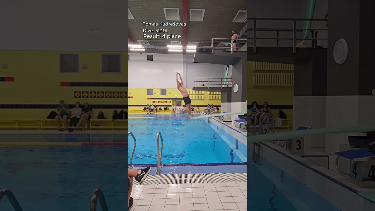 Men beginner springboard diving amateur cup Vilnius