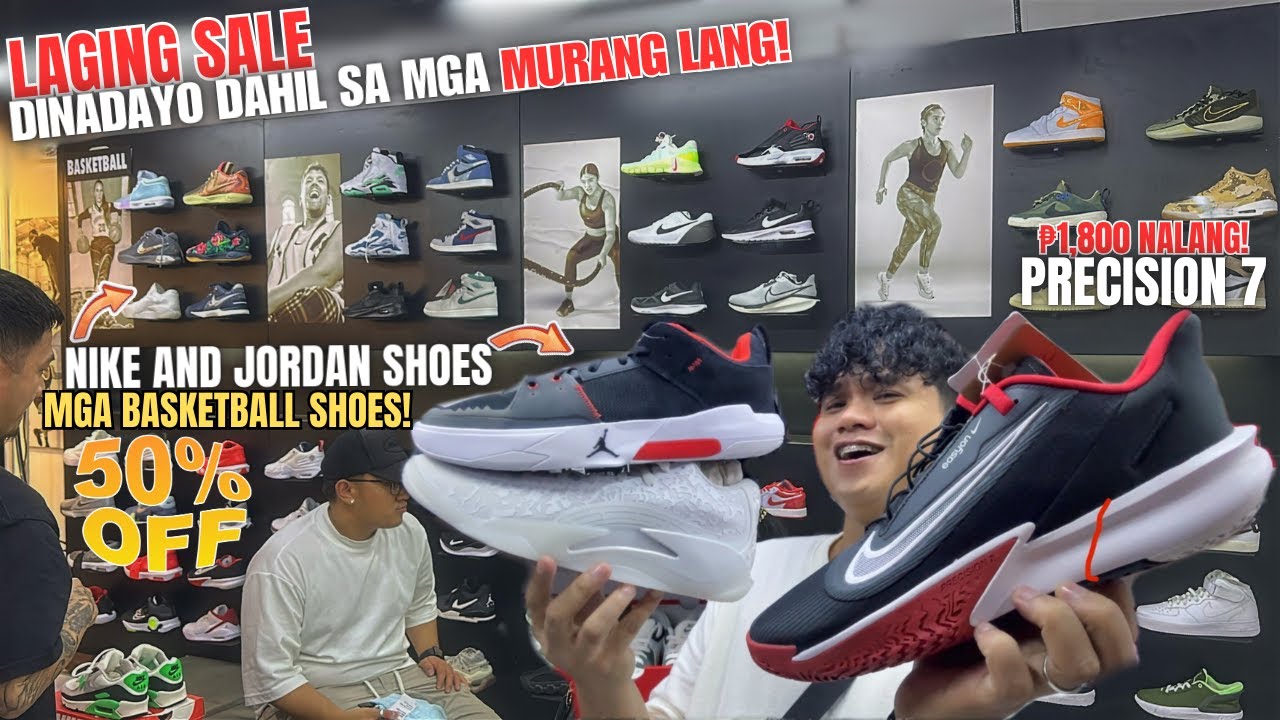 Nike at Jordan Shoes, May SALE at Murang Presyo sa Nike Outlet - Basketball shoes ₱1,800 Nalang!