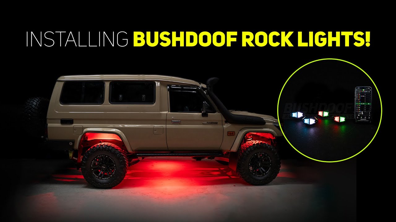 Installing Bushdoof LED Rock Lights!