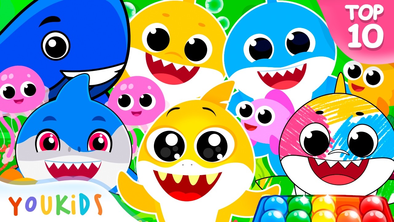 Best Baby Shark Song Collection 🦈 Top YouKids Songs Compilation