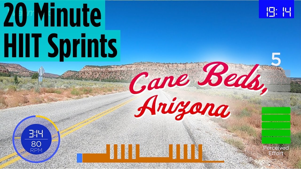 20 Minute HIIT Fat Burning | Indoor Cycling Workout | Cane Beds, Arizona