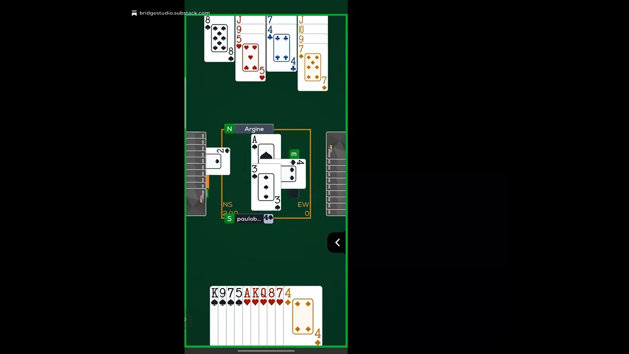 Funbridge Daily Tournament, Mar 9th 2026, 4/5