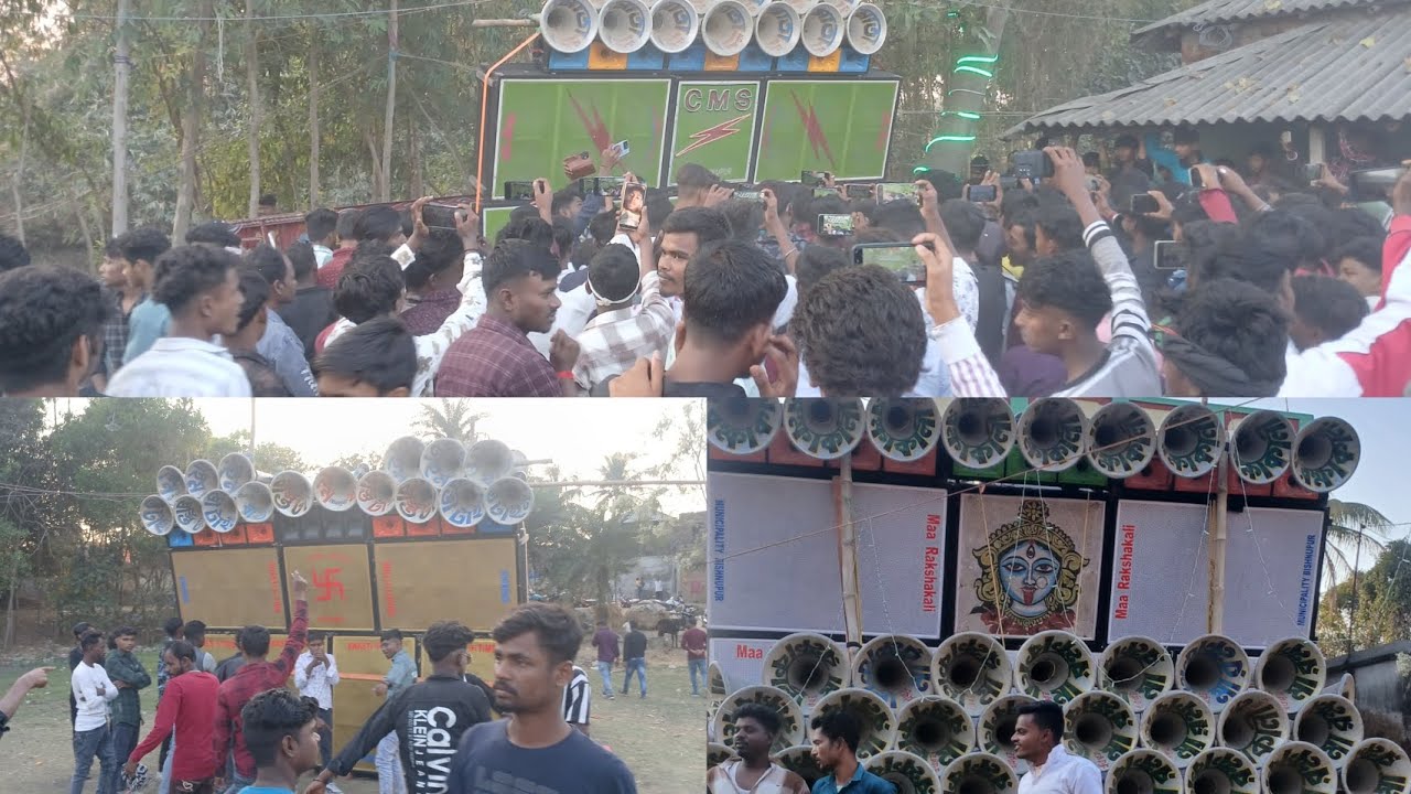  খণ্ডঘোষ মা মাঠের কালী পূজো উপলক্ষে  যে সেটআপ গুলো ছিল স্বস্তি টাইম মা রক্ষা কালী চন্ডি মাতা সাউন্ড 