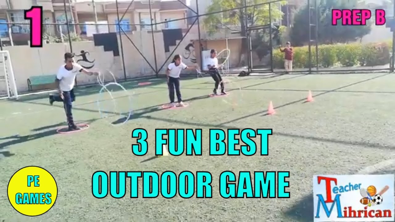 3 Fun Outdoor Games | 3 hula hoop games | 3 pe games | physical education