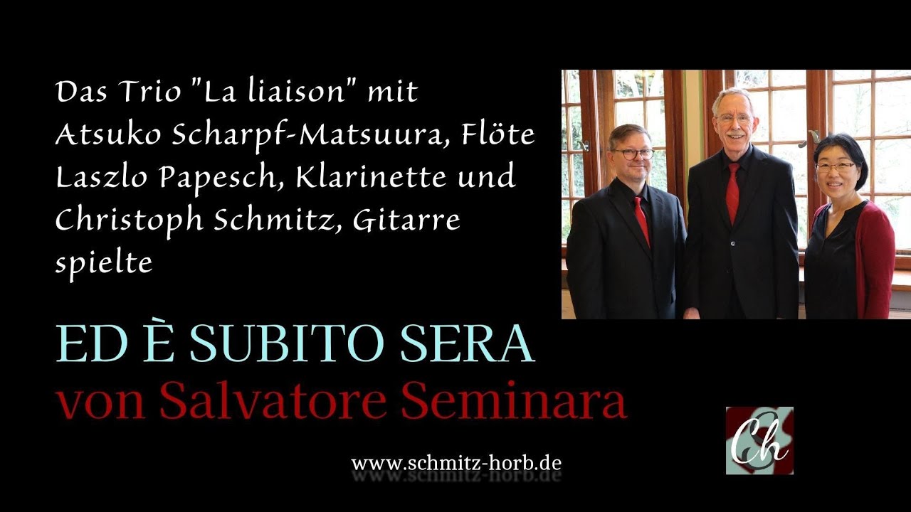 Salvatore Seminara, ED È SUBITO SERA (Trio 