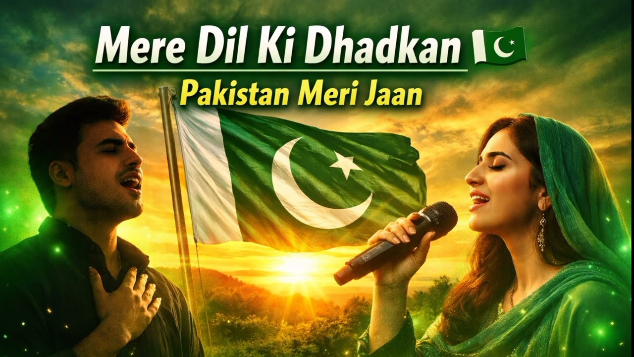 Mere Dil Ki Dhadkan 🇵🇰 | Patriotic Anthem 2026 | Male & Female Duet | Pakistan Song