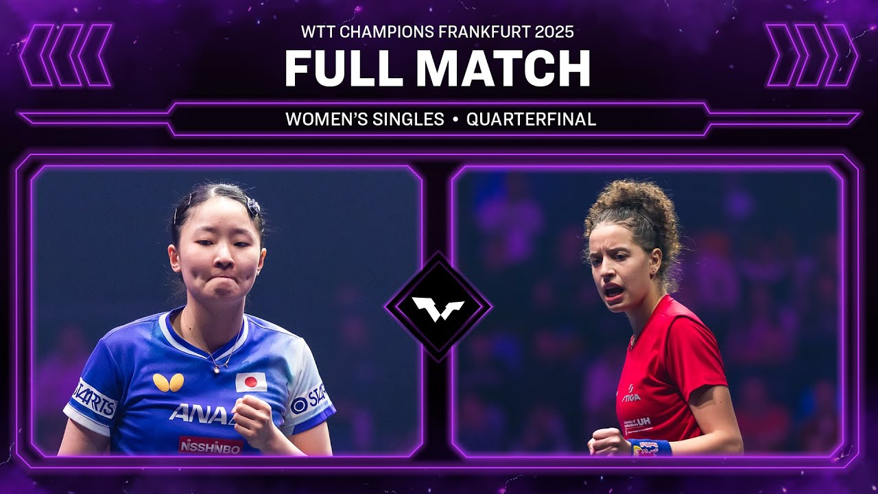 FULL MATCH | Miwa Harimoto vs Hana Goda | MS QF | #WTTFrankfurt 2025