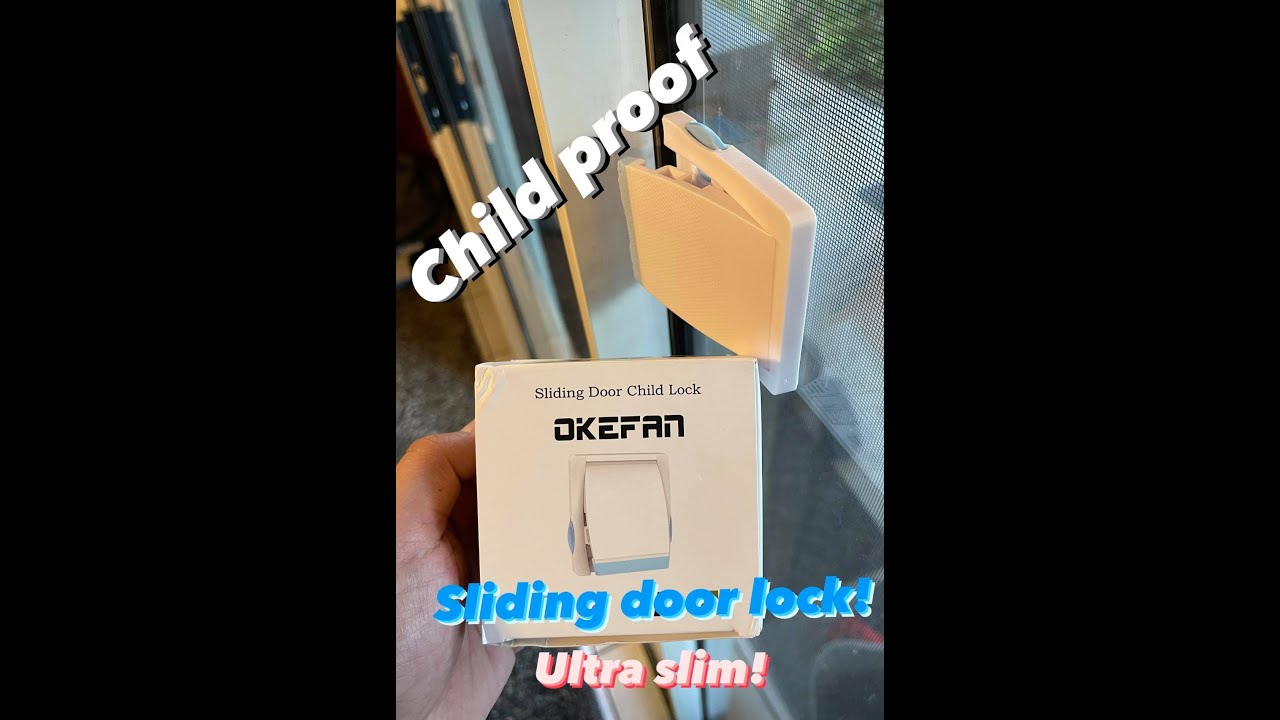 Sliding Door Lock Child-proofing! Ultra Slim!