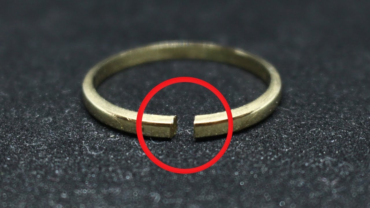 GOLD WEDDING RING BASIC REPAIR/RESTORATION (4)