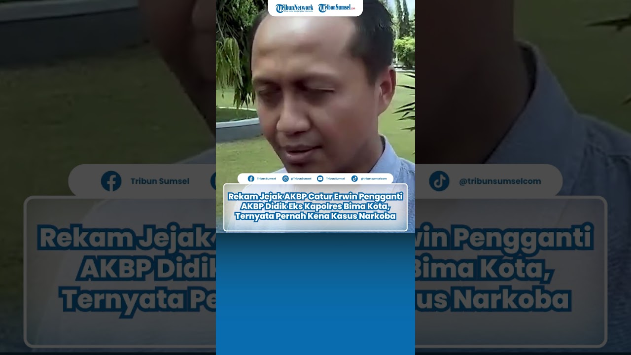Sosok AKBP Catur Erwin Pengganti AKBP Didik Eks Kapolres Bima Kota, Pernah Kena Kasus Narkoba