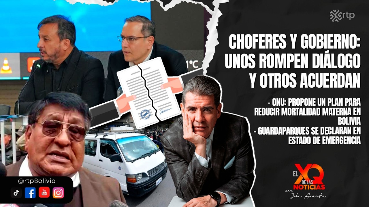 Choferes y gobierno: unos rompen y otros acuerdan  | El XQ de las Noticias| 25-02-2026