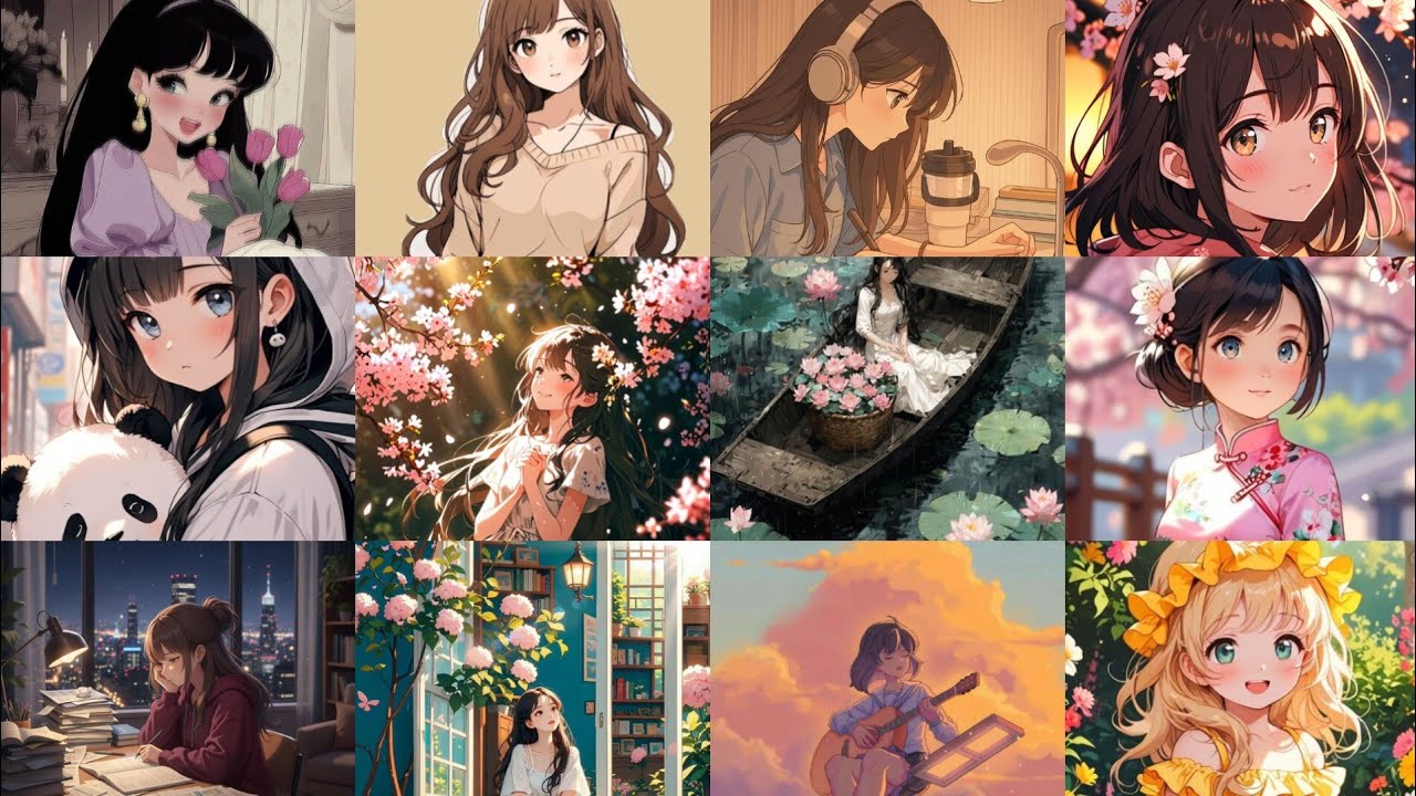 50+ anime girl dp and wallpaper for whatsapp 🌟💗